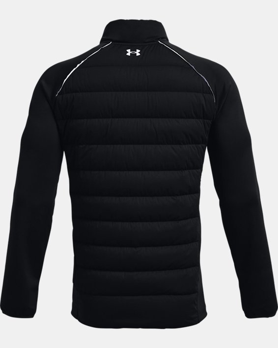 Men's UA Golf Stretch Down Hybrid Jacket, Black, pdpMainDesktop image number 6